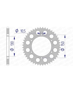 Couronne AFAM aluminium 13604 - 520