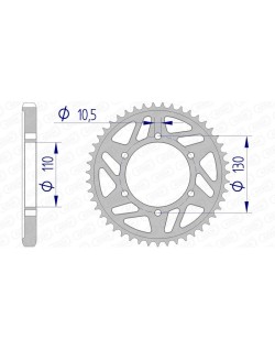 Couronne AFAM aluminium 13813 - 530
