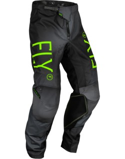 Pantalon enfant FLY RACING Kinetic Prodigy - anthracite/Neon Green/True Blue