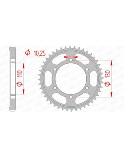 Couronne AFAM acier standard 12813 - 530