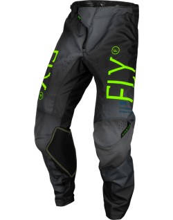 Pantalon enfant FLY RACING Kinetic Prodigy - anthracite/Neon Green/True Blue