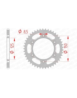 Couronne AFAM acier standard 71304 - 520