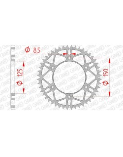 Couronne AFAM acier anti-boue 71304 - 520
