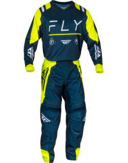 Pantalon FLY RACING F-16 - Navy/Hi-Vis/blanc