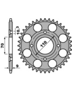 Couronne PBR acier C45 standard 247 - 520
