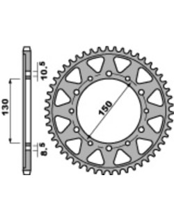 Couronne PBR acier C45 standard 860 - 530
