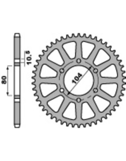 Couronne PBR acier C45 standard 478 - 520
