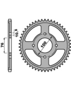 Couronne PBR acier C45 standard 817 - 530