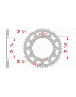 Couronne AFAM acier standard 16204 - 520