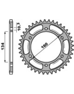 Couronne PBR aluminium ultra-light 4405 - 525