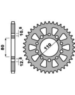 Couronne PBR acier C45 standard 334 - 530