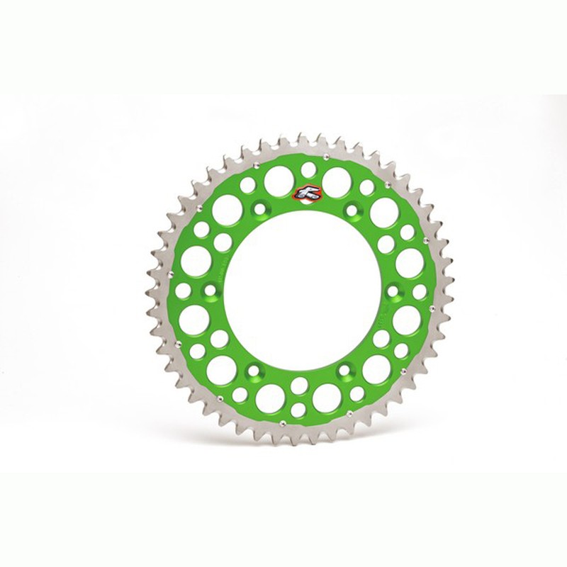 Couronne RENTHAL Twinring aluminium Ultra-Light anti-boue anodisé dur 1120 - 520 Couronne RENTHAL Twinring aluminium Ultra-Light anti-boue anodisé dur 1120 - 520