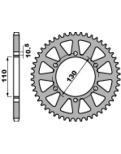 Couronne PBR acier C45 standard 504 - 520