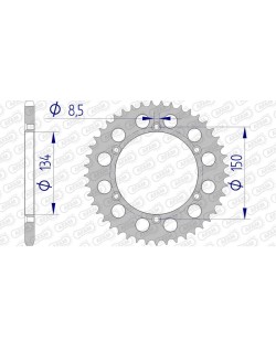 Couronne AFAM aluminium 17206520