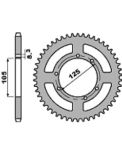 Couronne PBR aluminium Ultra-Light 4413 - 525