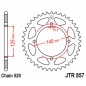 Couronne JT SPROCKETS acier standard 857 - 520 Couronne JT SPROCKETS acier standard 857 - 520
