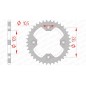 Couronne AFAM acier standard 71305 - 520