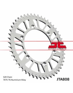 Couronne JT SPROCKETS aluminium ultra-light anti-boue 808 - 520