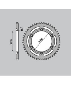 Couronne PBR acier C45 standard 805 - 428