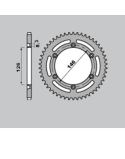 Couronne PBR acier C45 standard 805 - 428