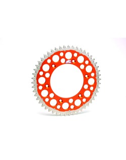 Couronne RENTHAL Twinring aluminium Ultra-Light anti-boue anodisé dur HA - 520