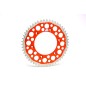 Couronne RENTHAL Twinring aluminium Ultra-Light anti-boue anodisé dur HA - 520