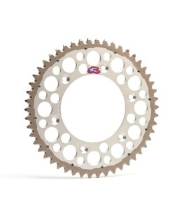 Couronne RENTHAL Twinring aluminium Ultra-Light anti-boue anodisé dur HA - 520