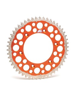 Couronne RENTHAL Twinring aluminium Ultra-Light anti-boue anodisé dur HA - 520