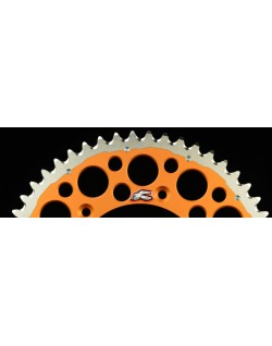 Couronne RENTHAL Twinring aluminium Ultra-Light anti-boue anodisé dur HA - 520