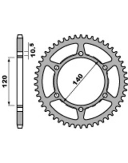Couronne PBR acier C45 standard 475 - 520