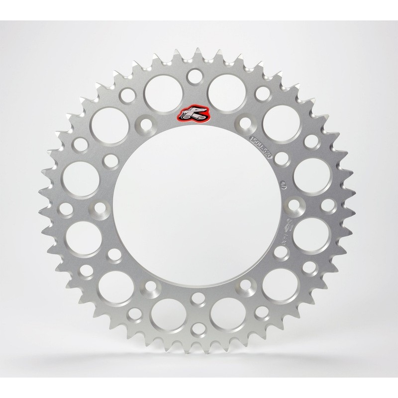 Couronne RENTHAL aluminium Ultra-Light anti-boue 121U - 420