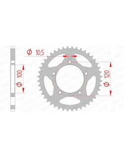 Couronne AFAM acier standard 35801 - 520