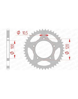 Couronne AFAM acier standard 35801 - 520