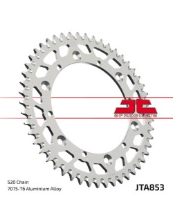 Couronne JT SPROCKETS aluminium ultra-light anti-boue 853 - 520