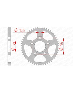 Couronne AFAM acier standard 10203 - 428