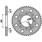 Couronne PBR acier C45 standard 819 - 520 Couronne PBR acier C45 standard 819 - 520