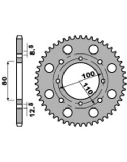 Couronne PBR acier C45 standard 819 - 520