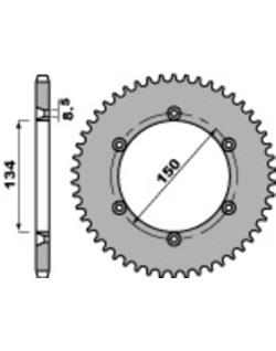 Couronne PBR acier C45 standard 4330 - 428