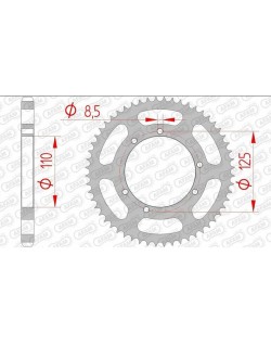 Couronne AFAM acier standard 59104 - 428
