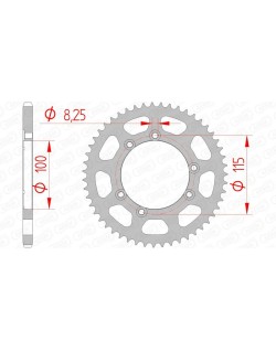 Couronne AFAM acier standard 92115 - 420