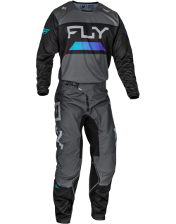 Pantalon FLY RACING Kinetic Reload - anthracite/noir/Blue Iridium