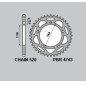 Couronne PBR aluminium ultra-light anodisé dur 4743 - 520 Couronne PBR aluminium ultra-light anodisé dur 4743 - 520