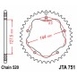 Couronne JT SPROCKETS acier standard 751 - 520