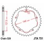 Couronne JT SPROCKETS acier standard 751 - 520