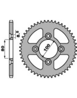 Couronne PBR acier standard 4351 - 428