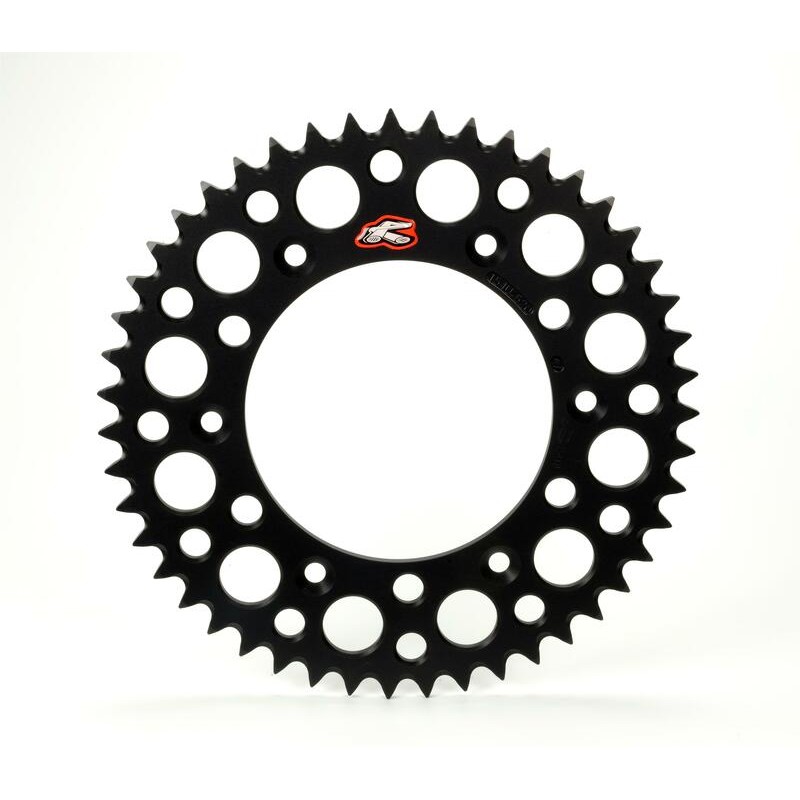 Couronne RENTHAL aluminium Ultra-Light anti-boue 123U - 520 Couronne RENTHAL aluminium Ultra-Light anti-boue 123U - 520
