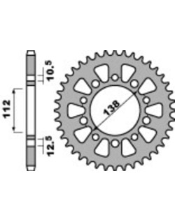 Couronne PBR aluminium Ultra-Light 4384 - 520