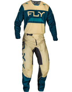Pantalon FLY RACING Kinetic Reload - Ivory/Navy/Cobalt