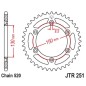 Couronne JT SPROCKETS acier anti-boue 251 - 520 Couronne JT SPROCKETS acier anti-boue 251 - 520