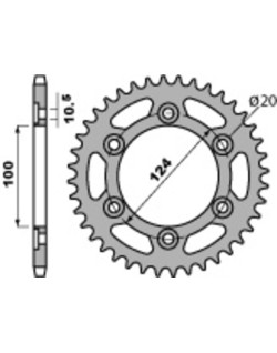 Couronne PBR acier C45 standard 1027 - 520